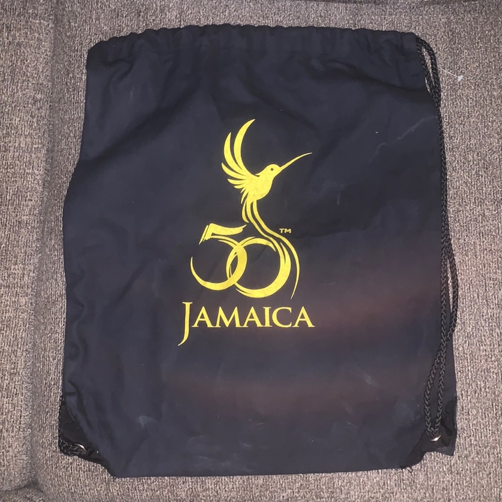 limited edition JAMAICAN draw string bag